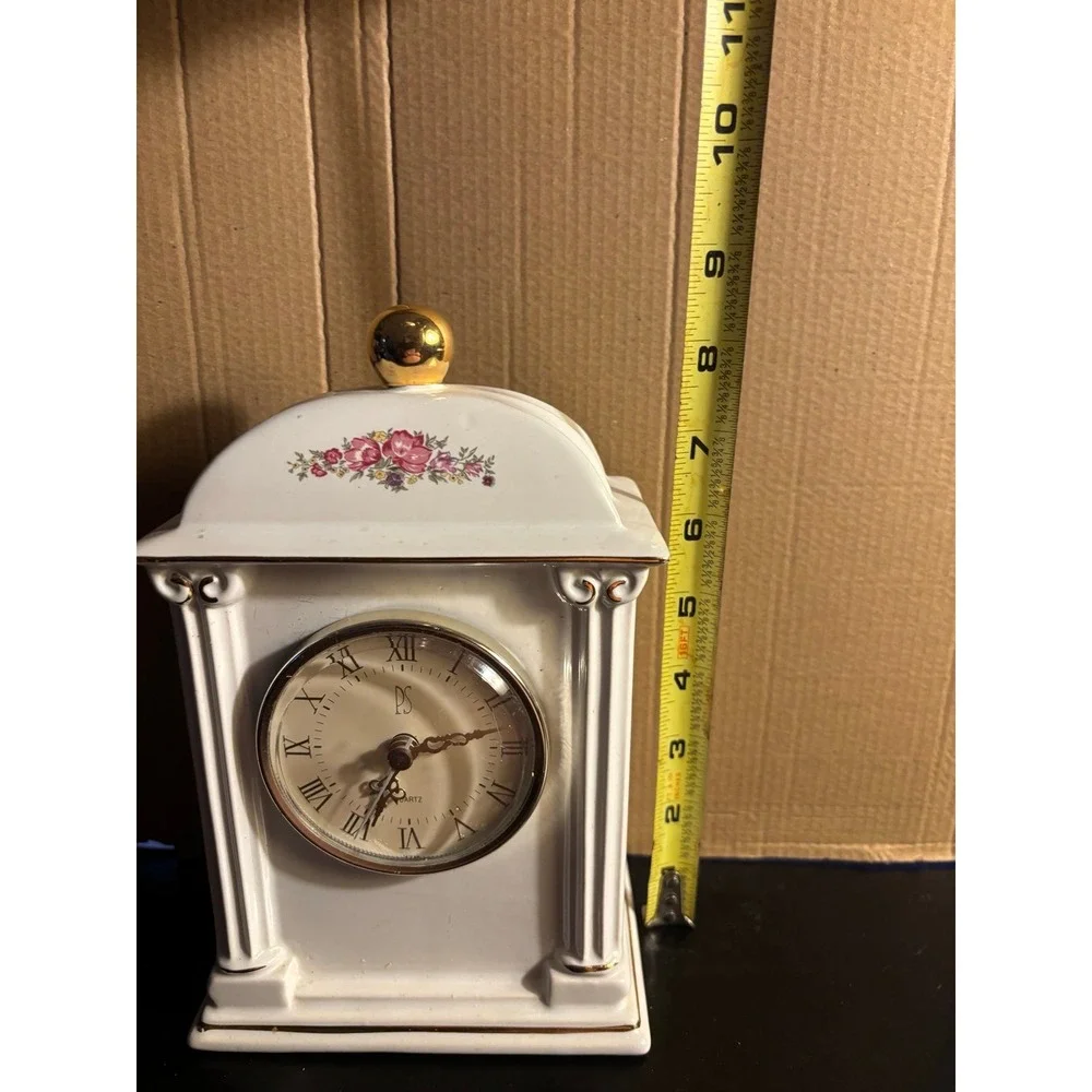 Porcelain Ceramic Quartz  Clock Paul Sebastian Limited Edition  1993 Excellent